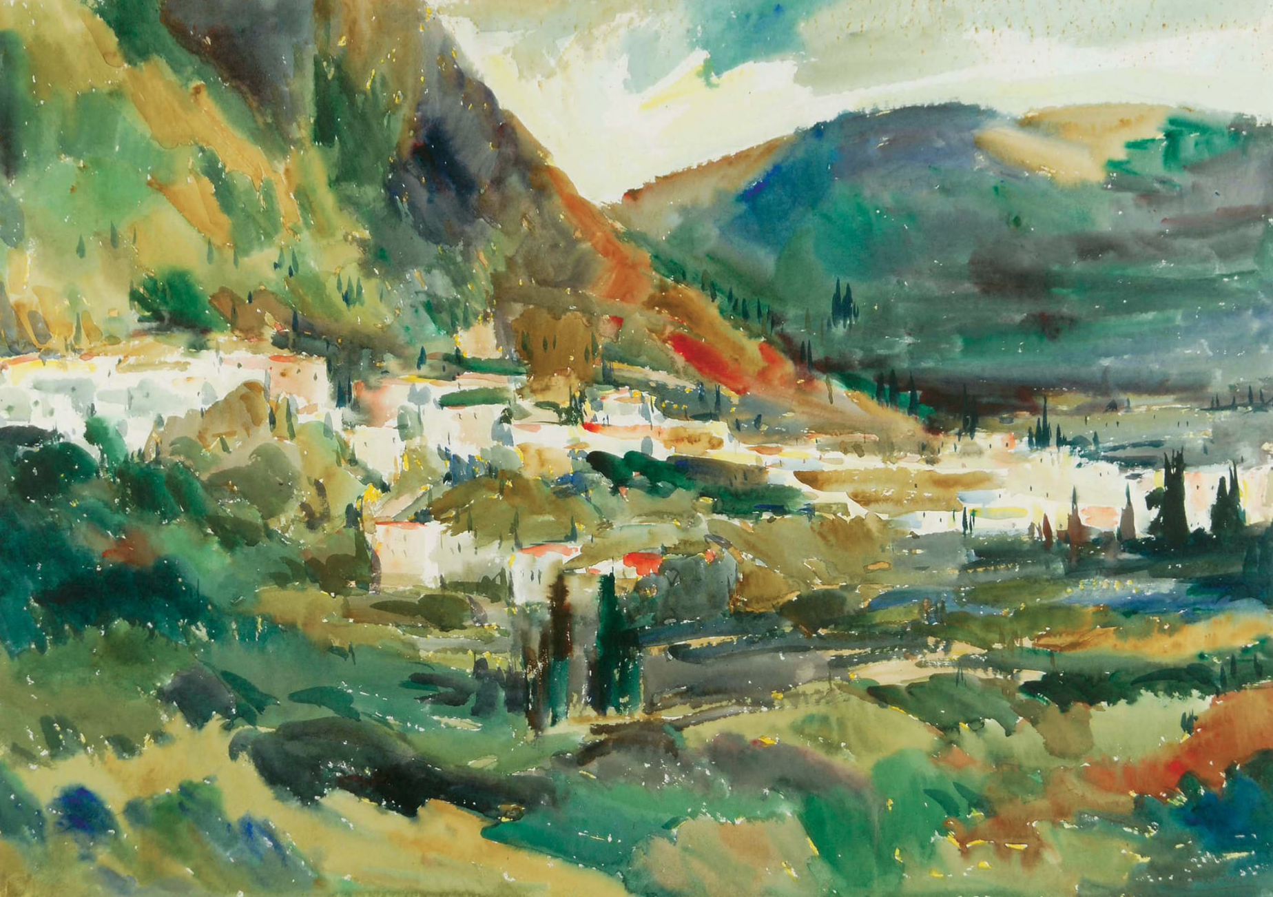 Ano Korakiana village